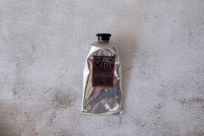 L’Occitane Cade After Shave Balm for men, 75ml silver tube